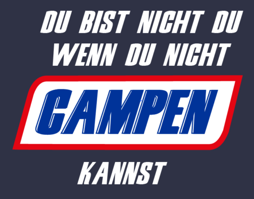 Du bist nicht du Motiv navy