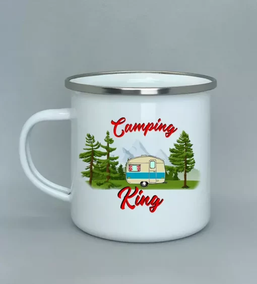 Emailletasse Campingking