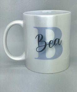Effekttasse in Alu silber