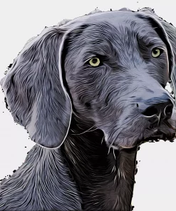 Hund im Cartoon-Style