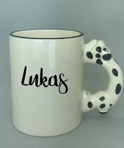 Keramiktasse für Kinder Hund