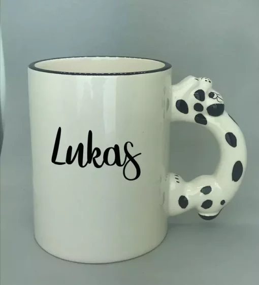 Keramiktasse für Kinder Hund