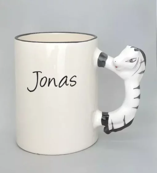 Keramiktasse für Kinder Zebra