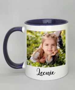 Phototasse Leonie Innenseite dunkelblau