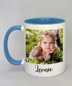 Phototasse Leonie Innenseite hellblau