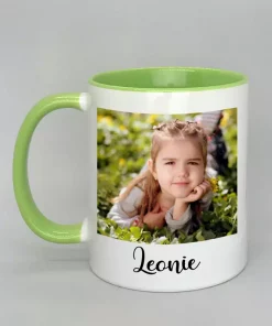 Phototasse Leonie Innenseite hellgrün