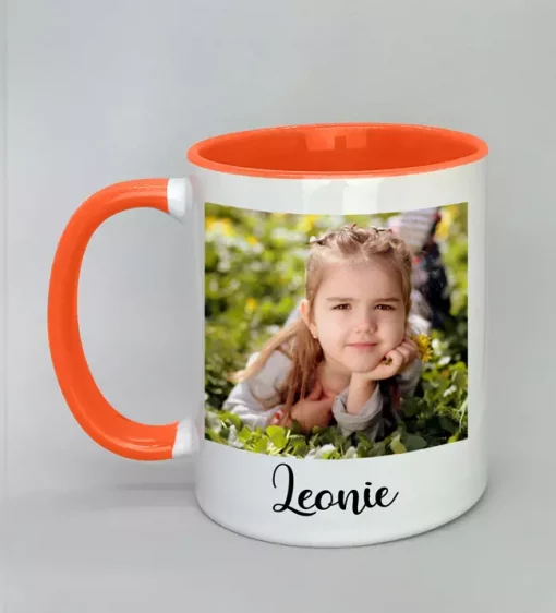 Phototasse Leonie Innenseite rot