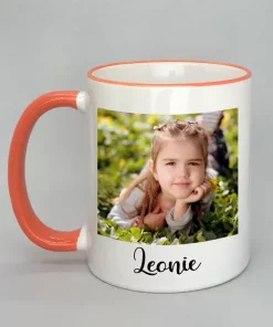 Phototasse Leonie Rand orange