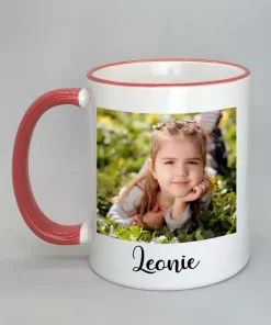 Phototasse Leonie Rand rot