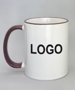 Logotasse Rand bordeaux