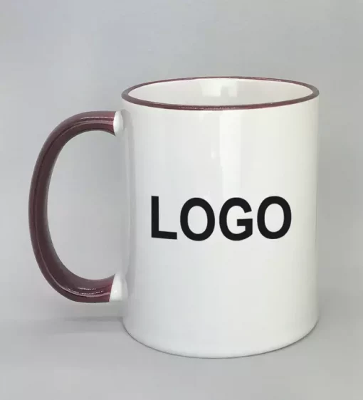 Logotasse Rand bordeaux
