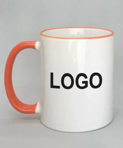 Logotasse Rand orange