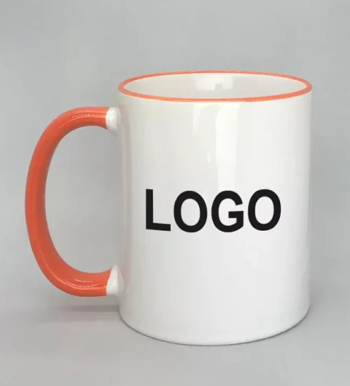 Logotasse Rand orange
