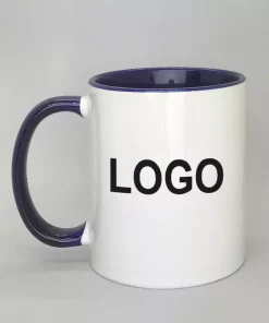Logotasse Innenseite dunkelblau