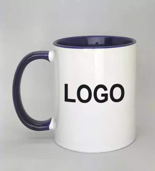 Logotasse Innenseite dunkelblau