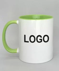 Logotasse Innenseite hellgrün