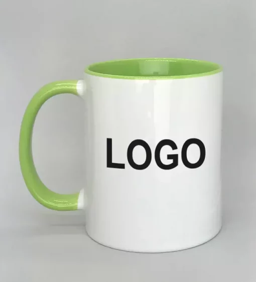 Logotasse Innenseite hellgrün