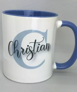 Namenstasse hellblau
