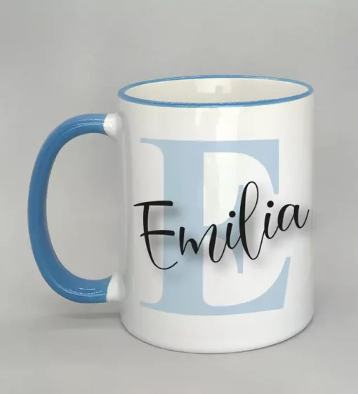 Namenstasse hellblau