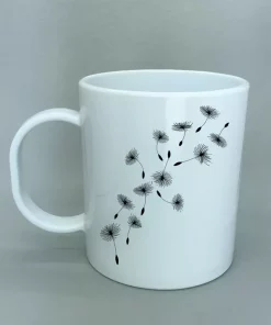 Kunststofftasse Pusteblume