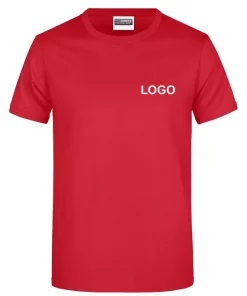 Herren Logo T-Shirt rot