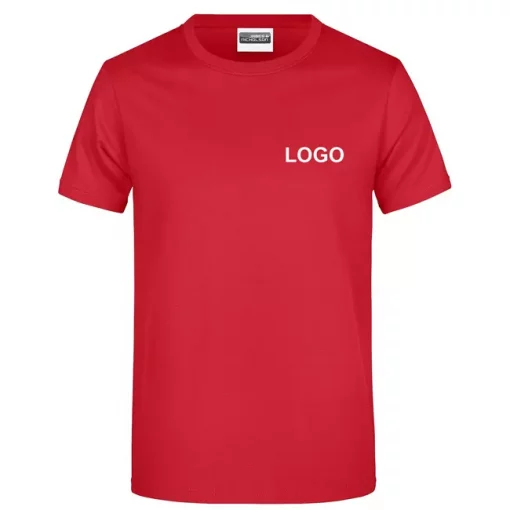 Herren Logo T-Shirt rot