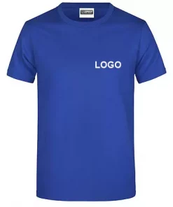Herren Logo T-Shirt royalblau