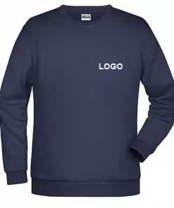 Herren Sweatshirt mit Logo navy