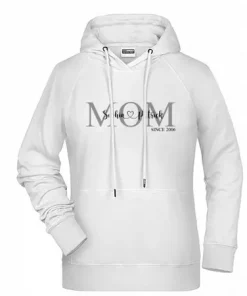 Personalisiertes MOM Hoodie weiß