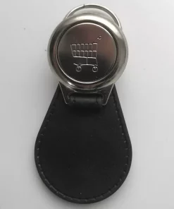 Leder Schlüsselanhänger mit Einkaufswagenchip