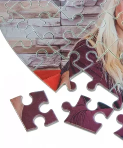 Personalisiertes Herzpuzzle