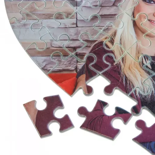 Personalisiertes Herzpuzzle