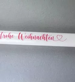 Stabkerze Frohe Weihnachten