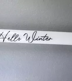Stabkerze Hello Winter