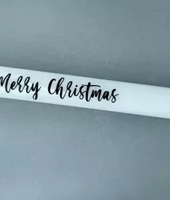 Stabkerze Merry Christmas