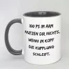 Spruchtasse mit farbiger Innenseite