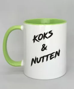Spruchtasse mit farbiger Innenseite