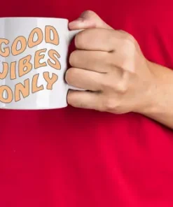 Spruchtasse in der Anwendung