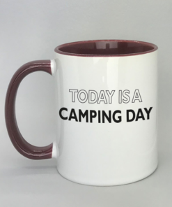 Campingtasse mit farbiger Innenseite