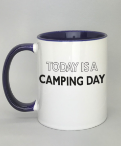 Campingtasse mit farbiger Innenseite