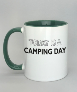 Campingtasse mit farbiger Innenseite