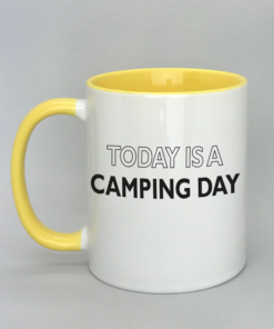 Campingtasse mit farbiger Innenseite