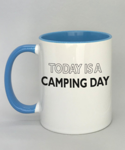 Campingtasse mit farbiger Innenseite