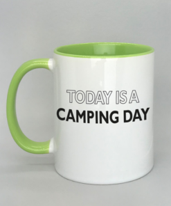 Campingtasse mit farbiger Innenseite