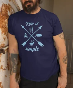 Camping T-Shirt in der Anwendung