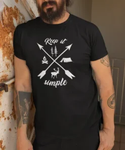 Camping T-Shirt in der Anwendung