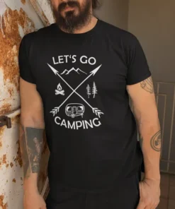 Camping T-Shirt in der Anwendung