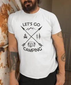 Camping T-Shirt in der Anwendung