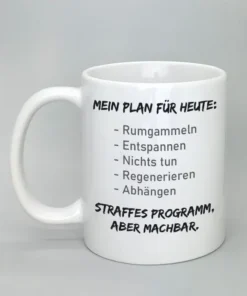 Lustige Spruchtasse weiß