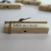 Stabkerze auf Holzetui